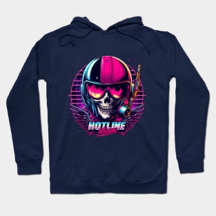 Logo Hotline Miami Biker-For pixel games lovers Hoodie